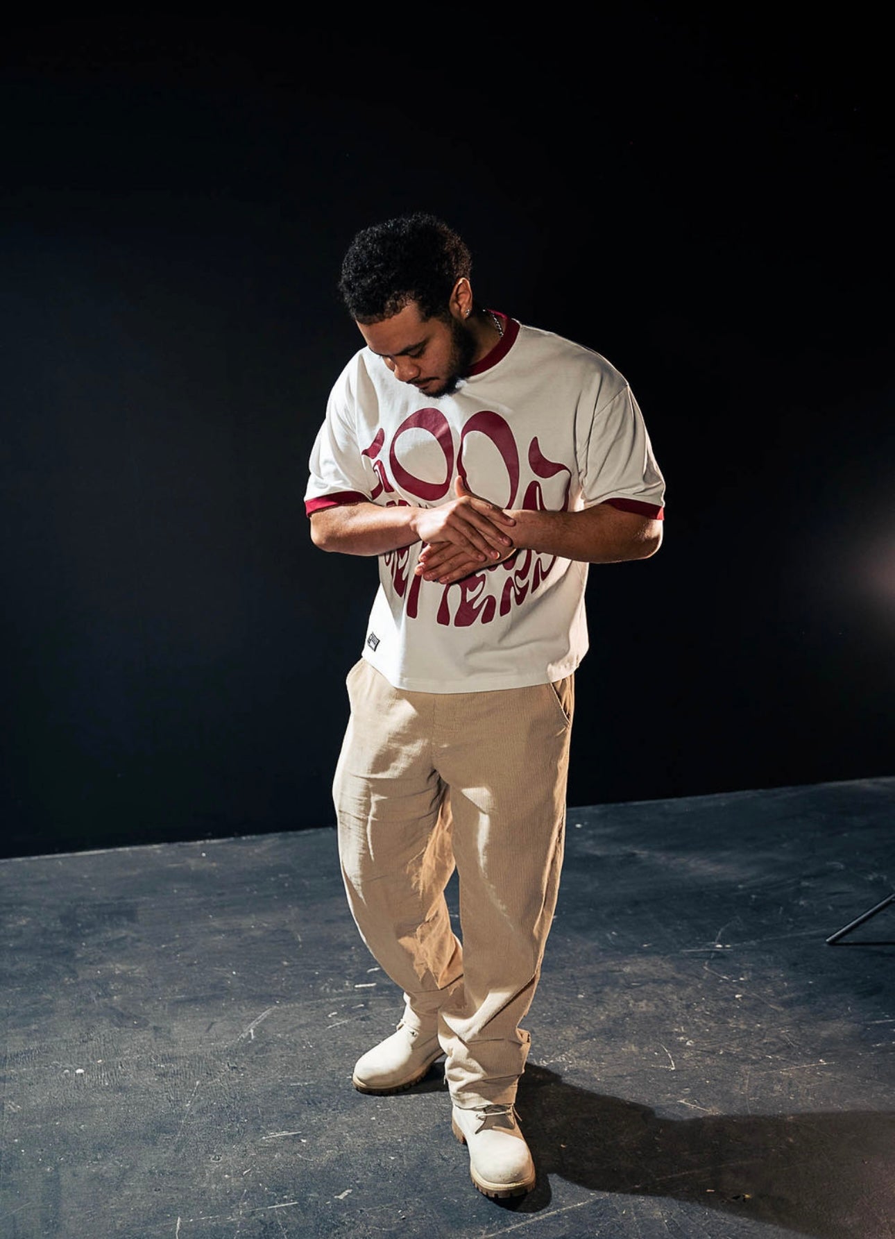 "Good Shepherd" Tee Maroon