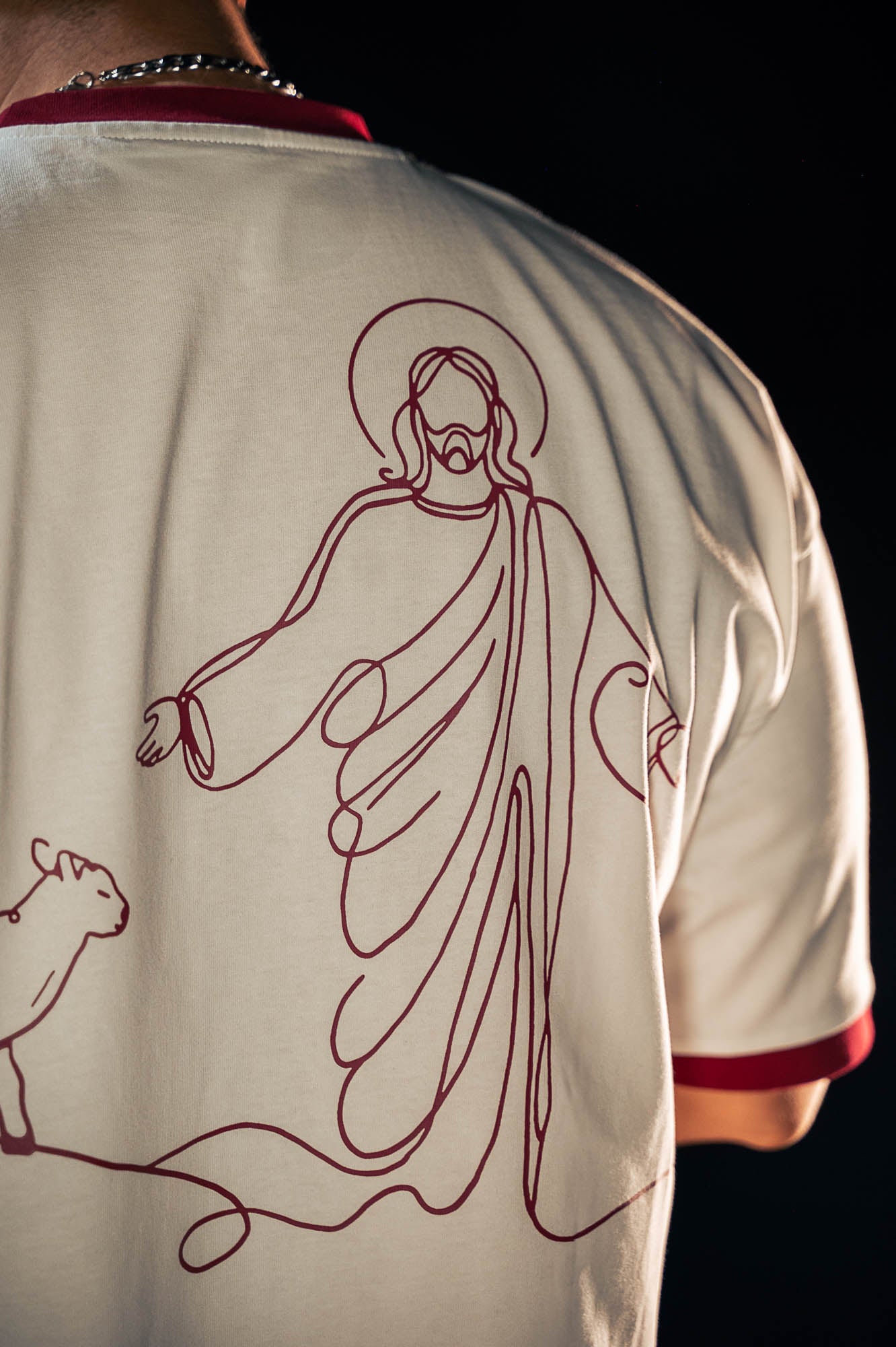 "Good Shepherd" Tee Maroon