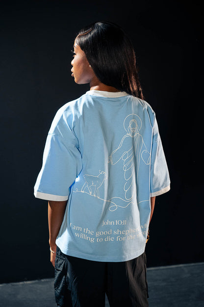 "Good Shepherd" Tee Blue
